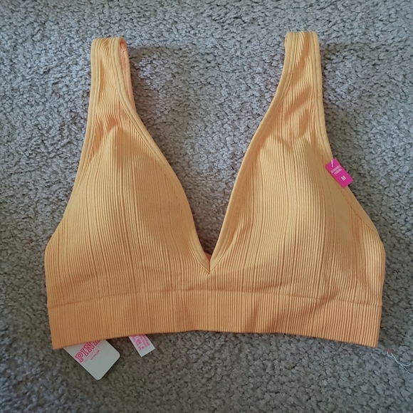 PINK Victoria's Secret Other - NEW Victorias Secret PINK Ribbed Sports Bralette